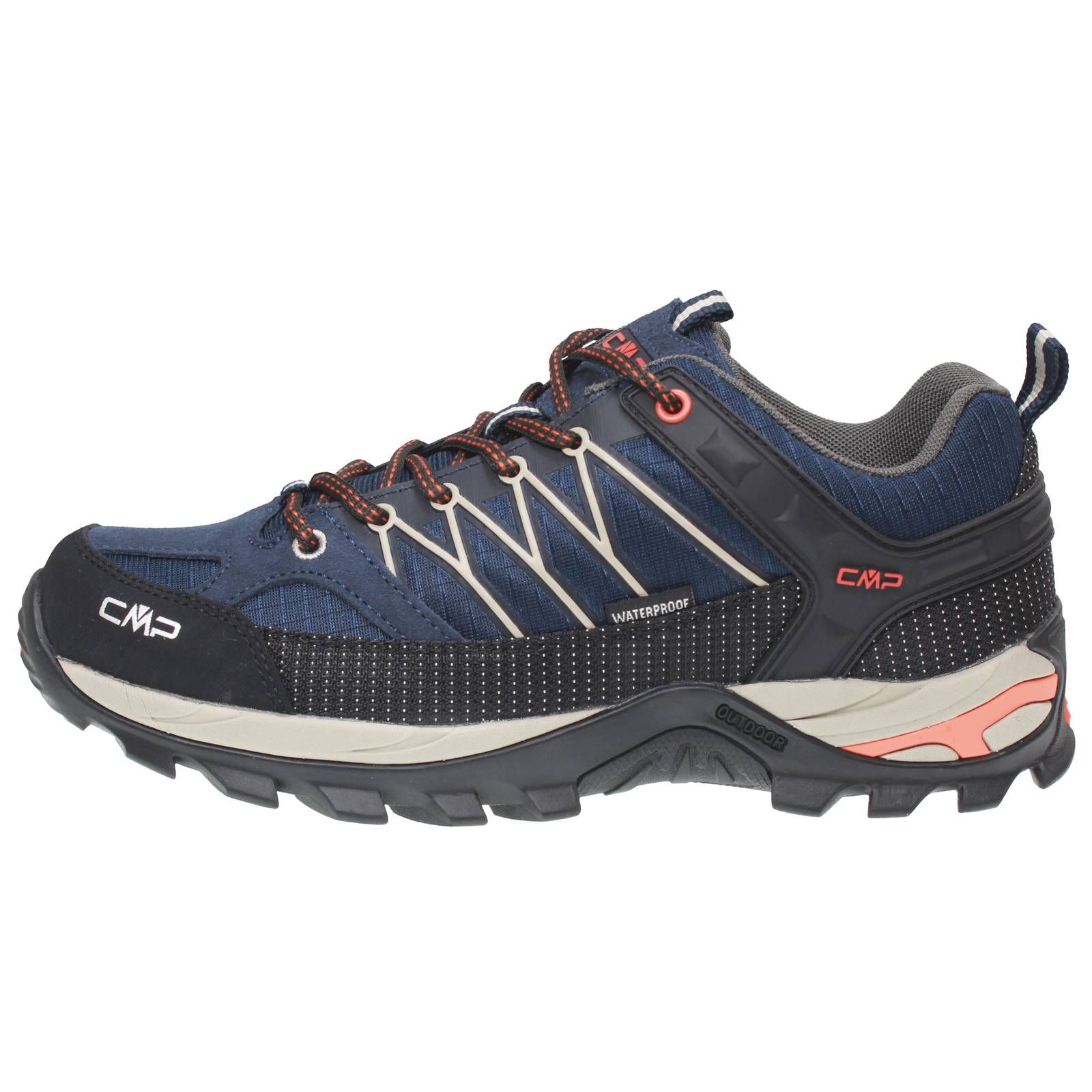 CMP Rigel Low WP - Waterproof Trekking Shoes Man blue Photo 3