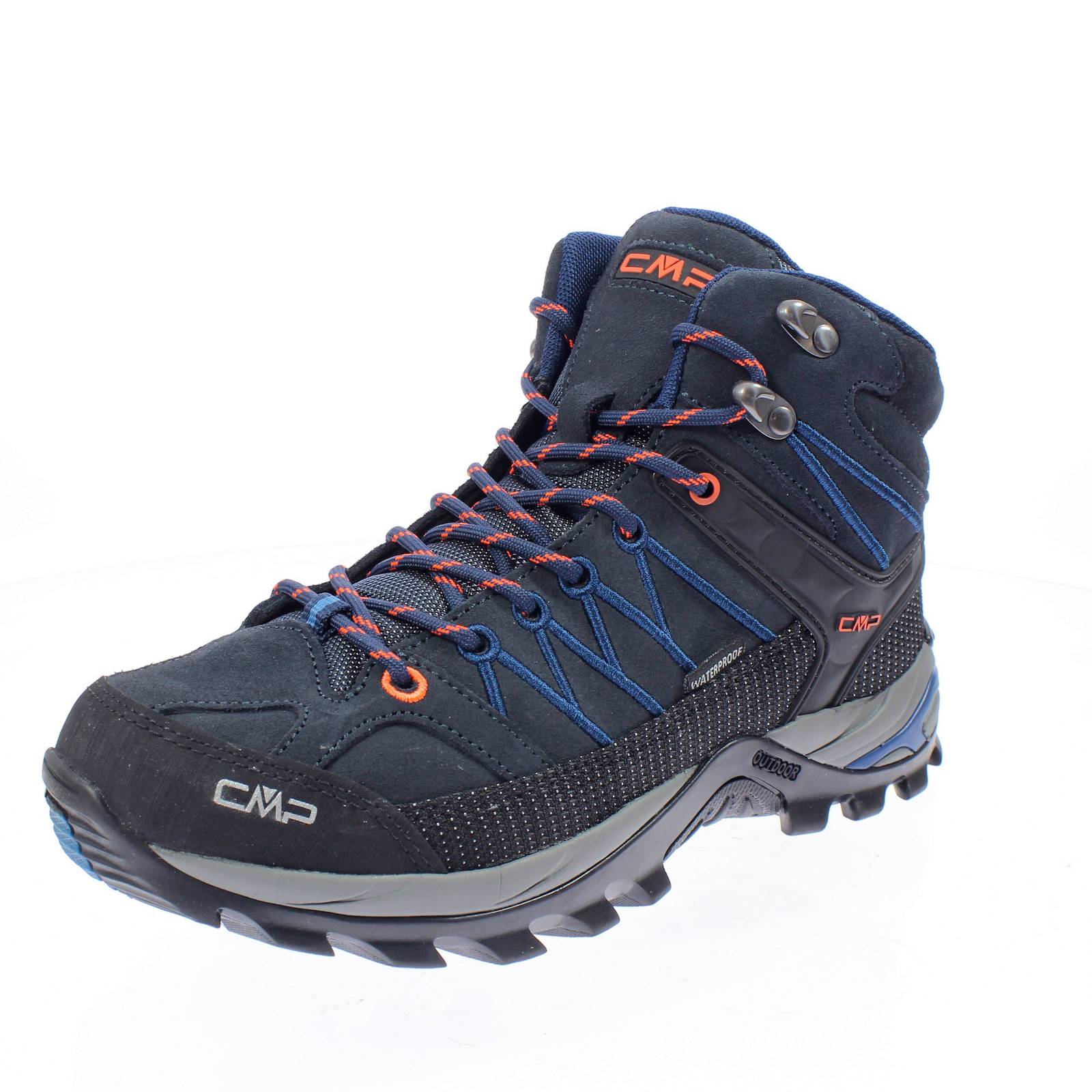 Cmp Rigel Mid Waterproof - Scarponi Da Trekking Blu - Uomo Scarpe Sport