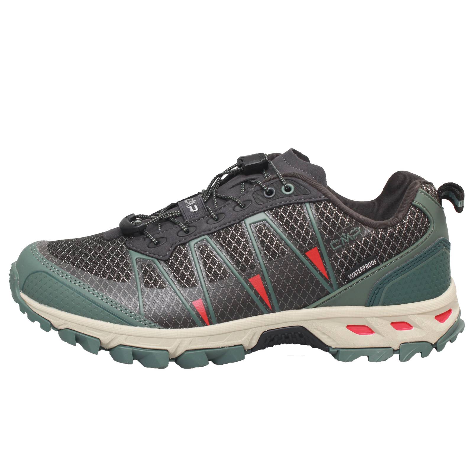 CMP Altak - Wasserdichte Wanderschuhe mit Kordelzug Herren grau Foto 3