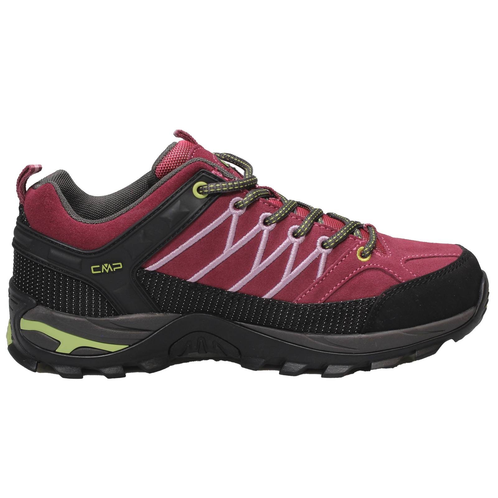CMP Rigle Low - Chaussures de trekking imperméables Femme rouge Photo 2
