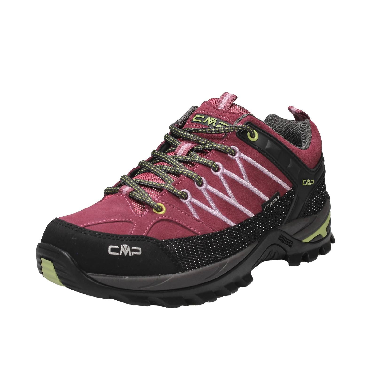Cmp Rigle Low - Trekkingschuhe Waterproof Rot - Damen Sportschuhe 18590₽
