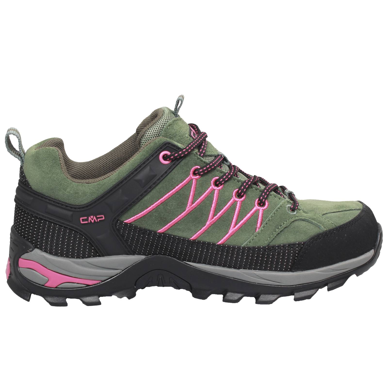 CMP Rigle Low - Chaussures de trekking imperméables Femme vert Photo 2