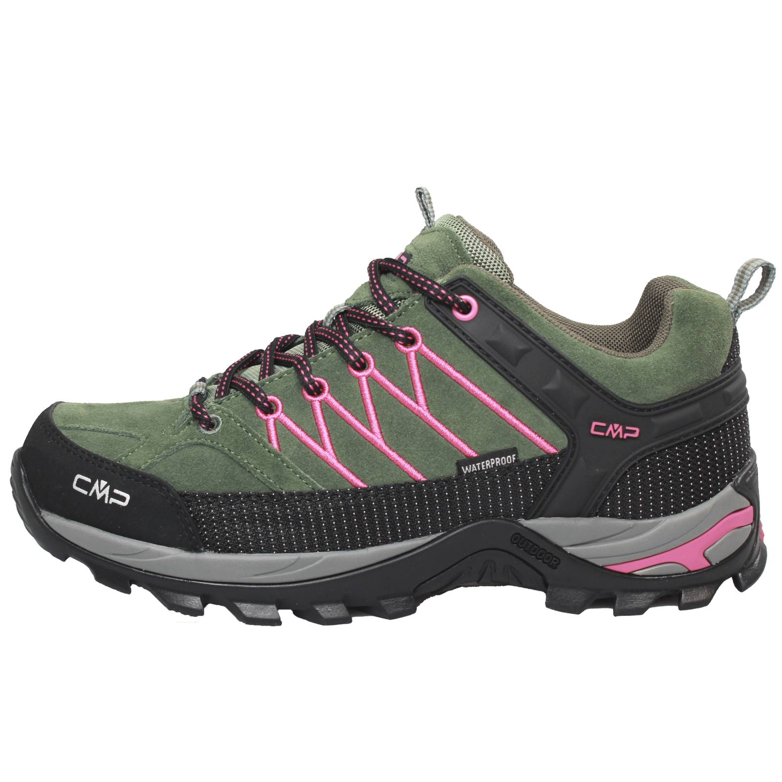 CMP Rigle Low - Chaussures de trekking imperméables Femme vert Photo 3