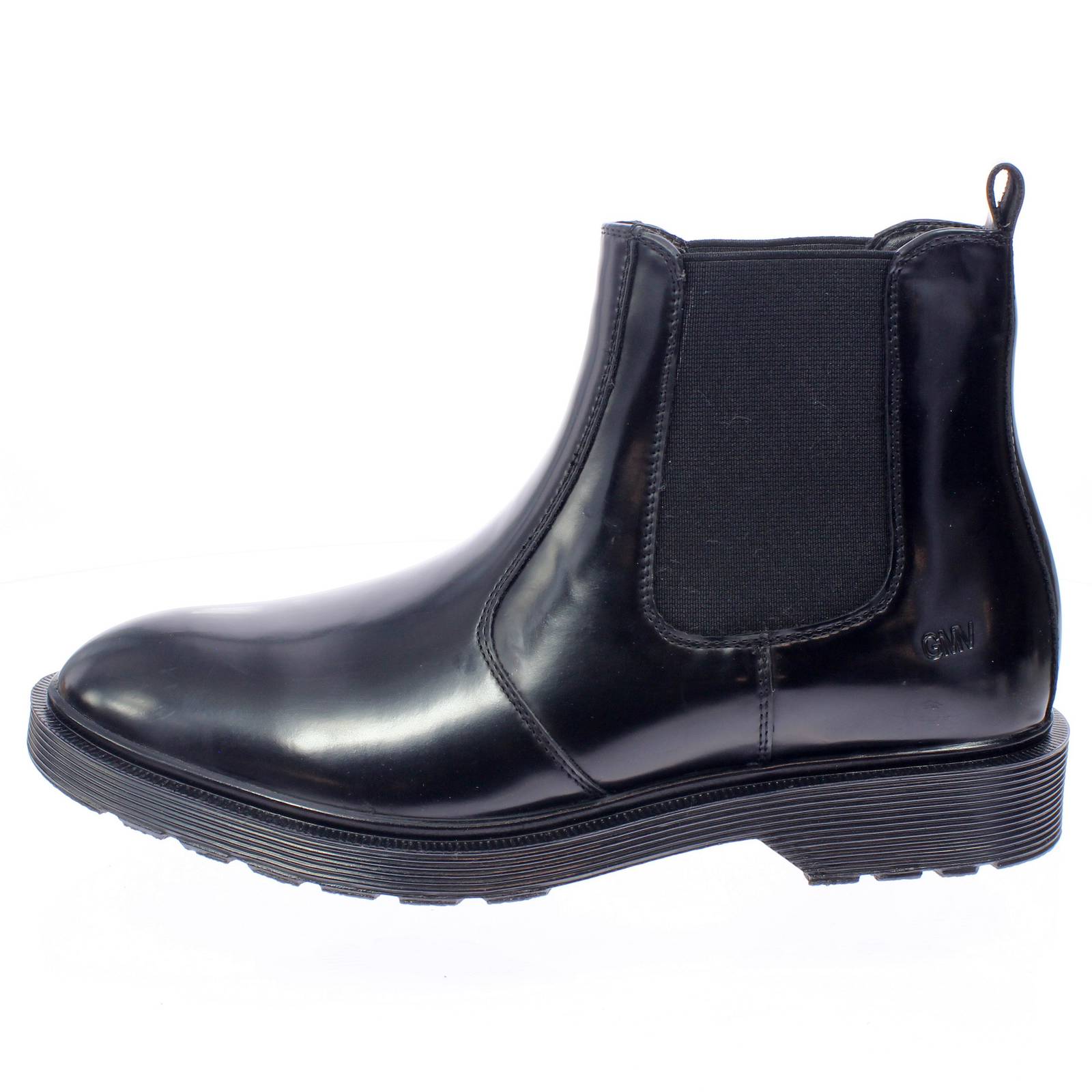 GIAN MARCO VENTURI Bottes Chelsea en synthétique abrasif Homme noir Photo 3
