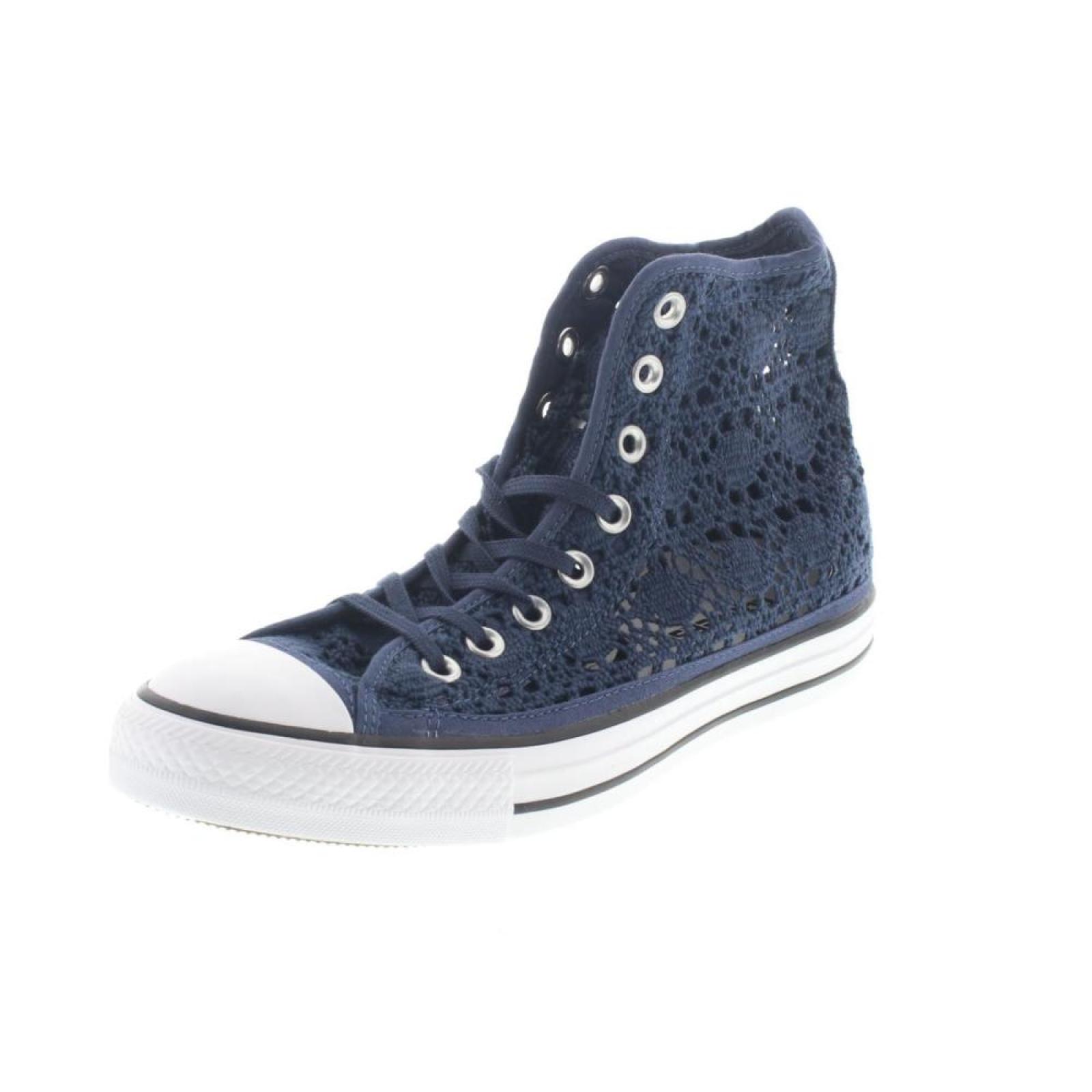 Кроссовки Converse All Star High Crochet Blu - Спортивные кроссовки Donna Scarpe