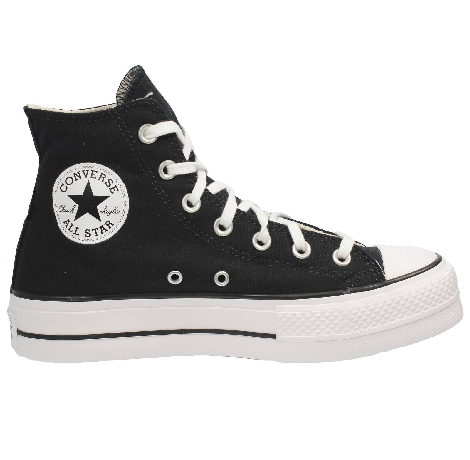 CONVERSE High Lift - Sneakers Alte con Platform Donna nero Foto 2