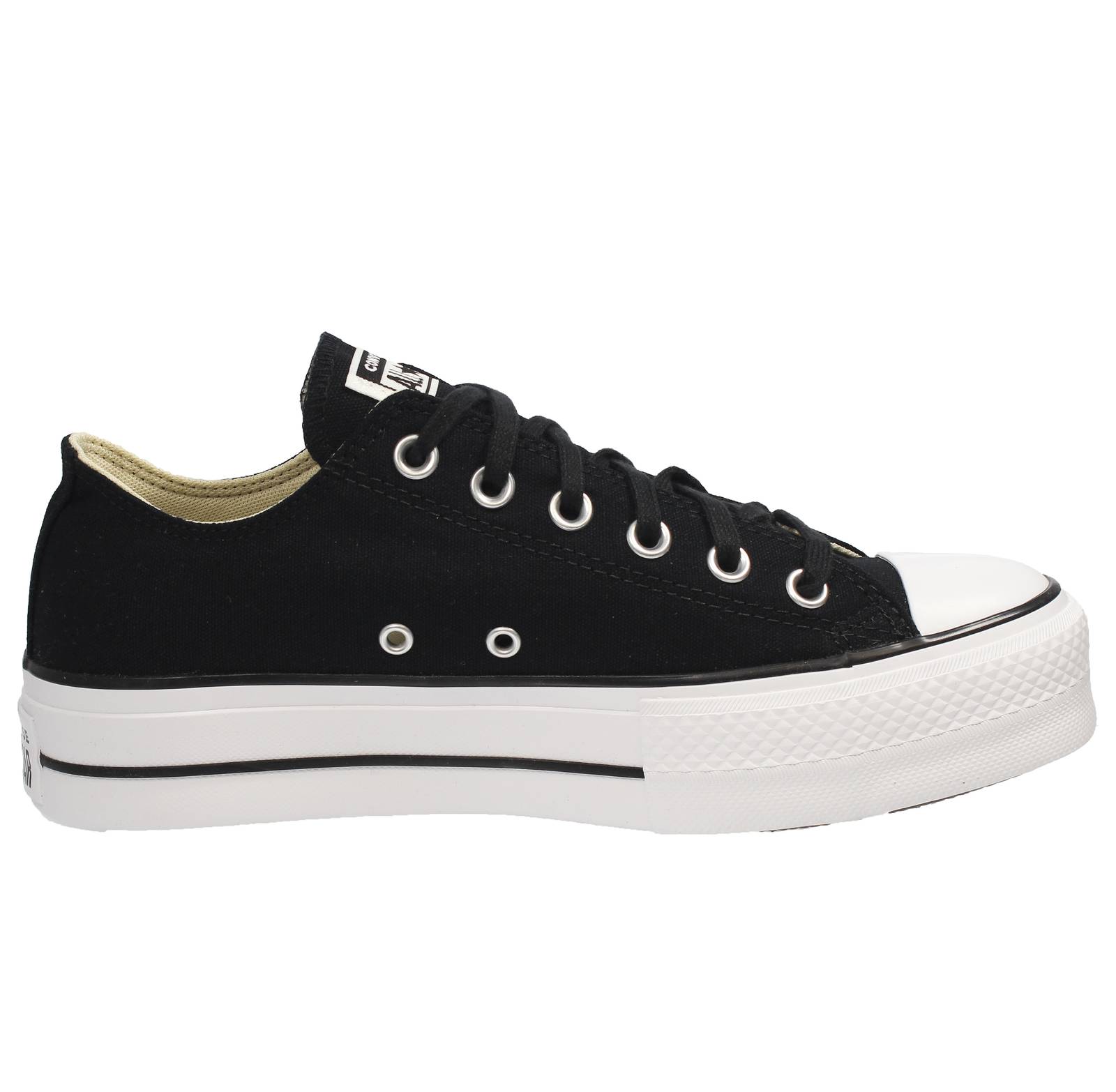 CONVERSE Chuck Taylor Lift Ox Platform Donna nero Foto 2