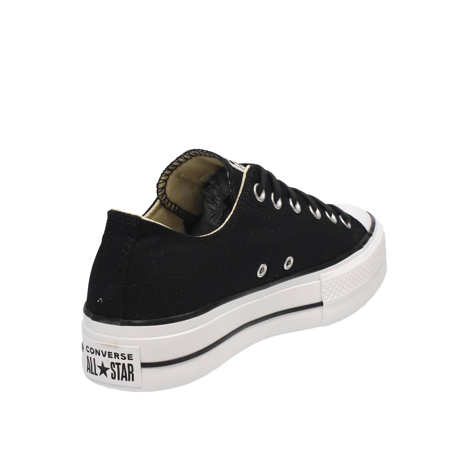 CONVERSE Chuck Taylor Lift Ox Platform Donna nero Foto 4
