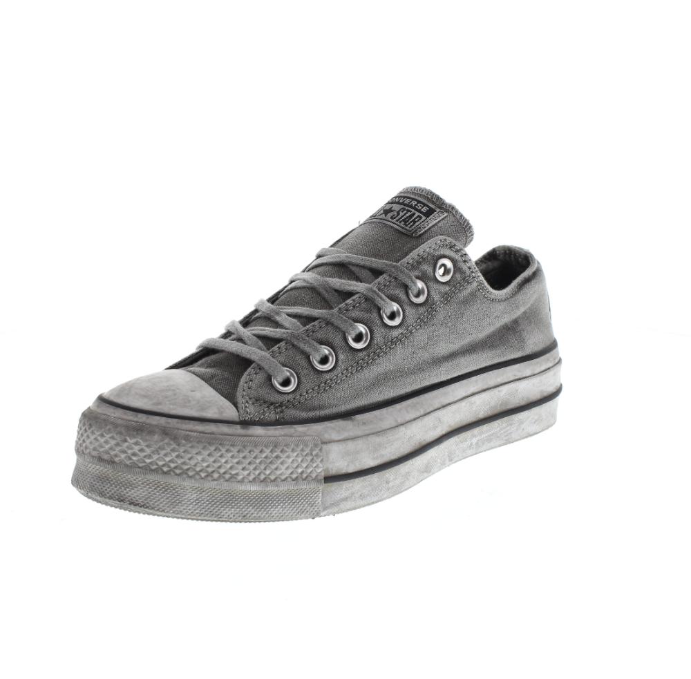 Converse - Chuck Taylor - Gray/Gray/White Womens 563112C Gray/Gray/White  Shoes