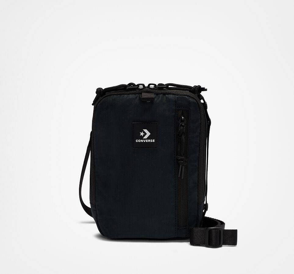 Converse Crossbody Bag Borsello Nero Uomo Accessori Marsupi E