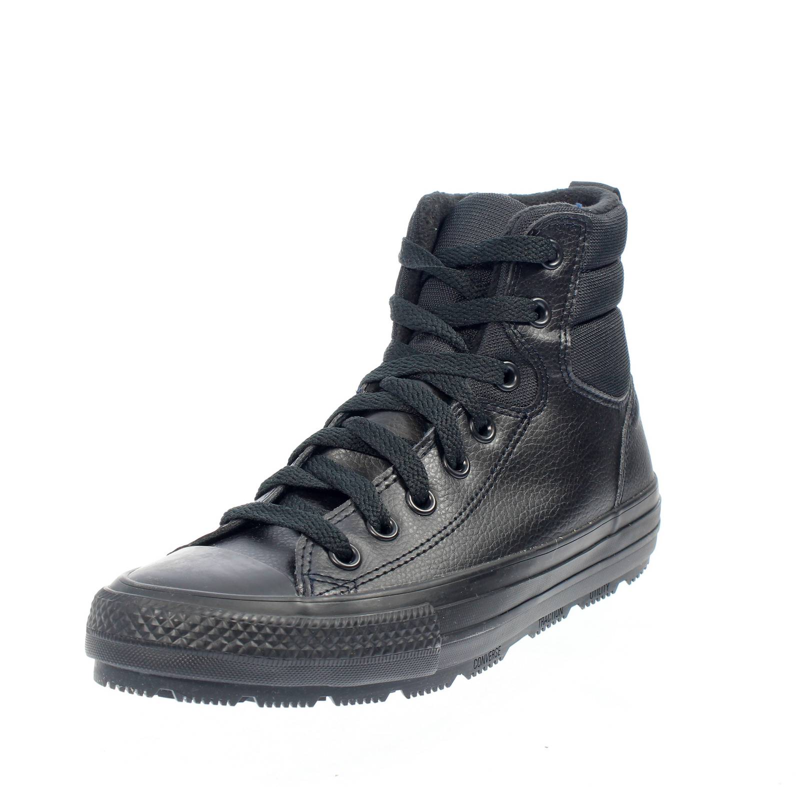 CONVERSE Hochwertiges Kunstleder Damen schwarz