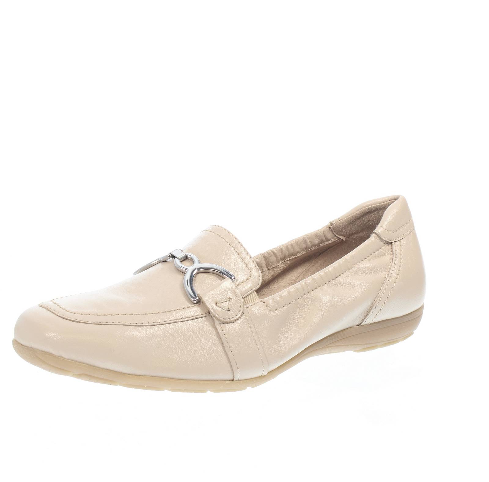 CAPRICE Mocassins en cuir Femme beige