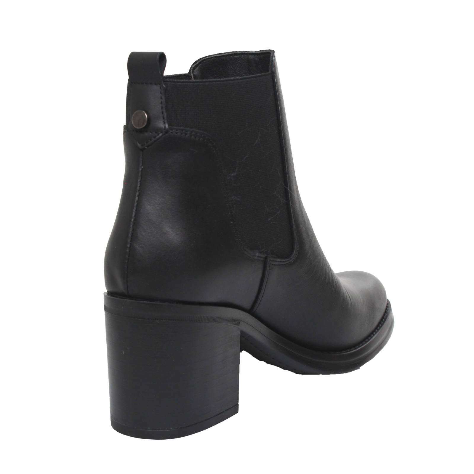 ALPE Bottines en cuir Femme noir Photo 4