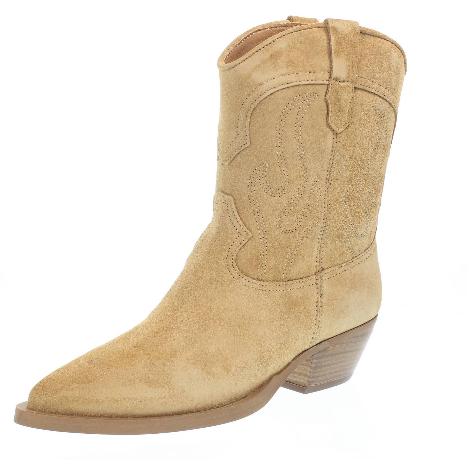 Альпе Стивалетти Тексани в бежевом цвете - Донна Скарпе Стивалетти Тексани