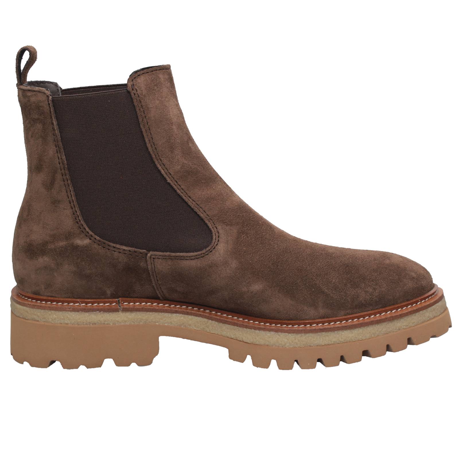 ALPE Bottes Chelsea en daim Femme marron Photo 2