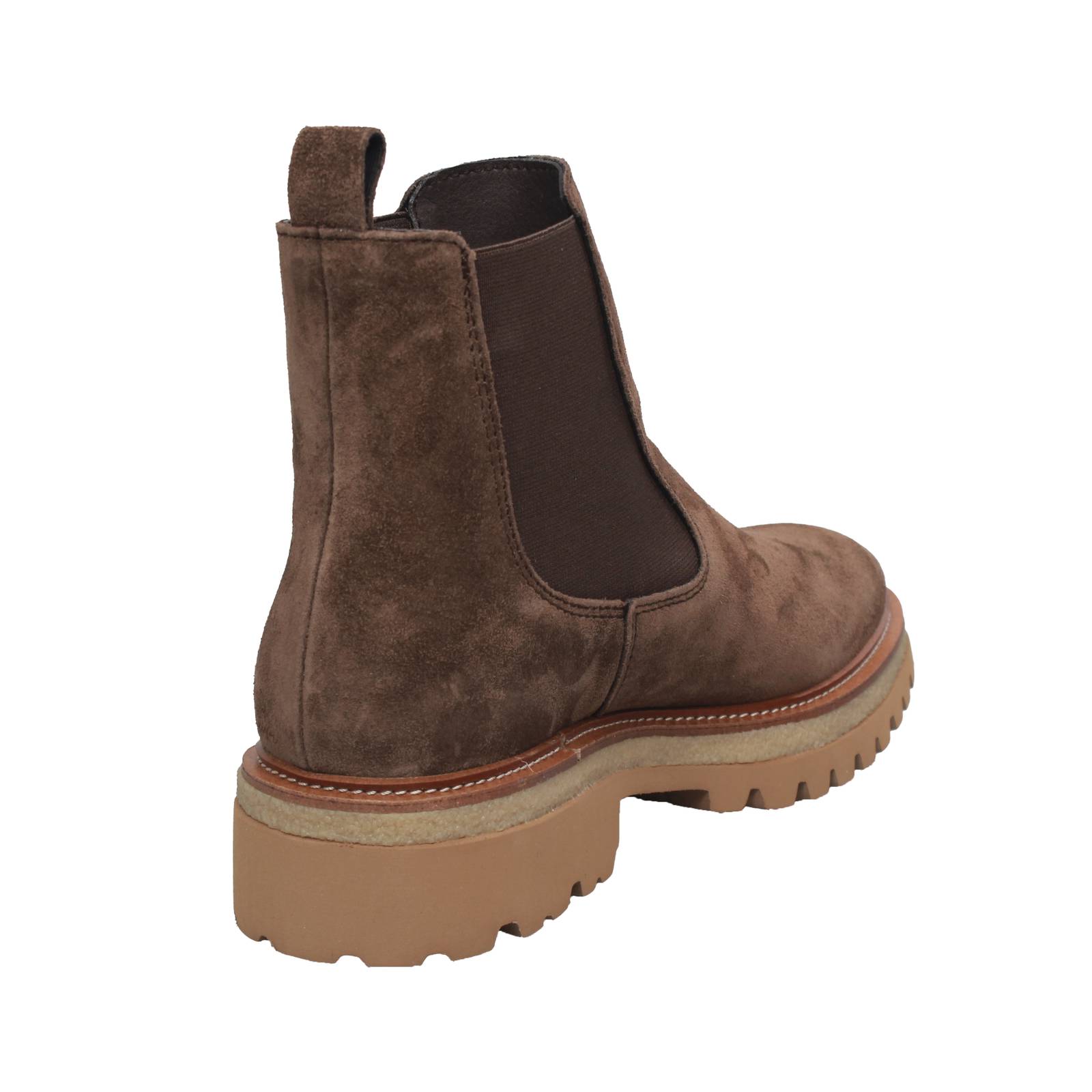 ALPE Bottes Chelsea en daim Femme marron Photo 4
