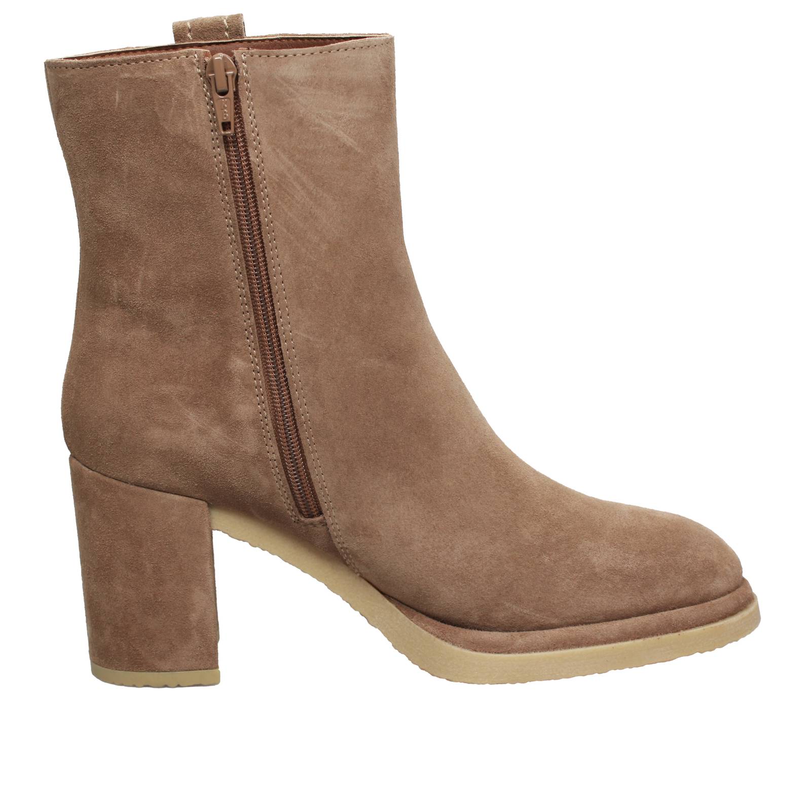 ALPE Bottines en daim Femme sable Photo 2