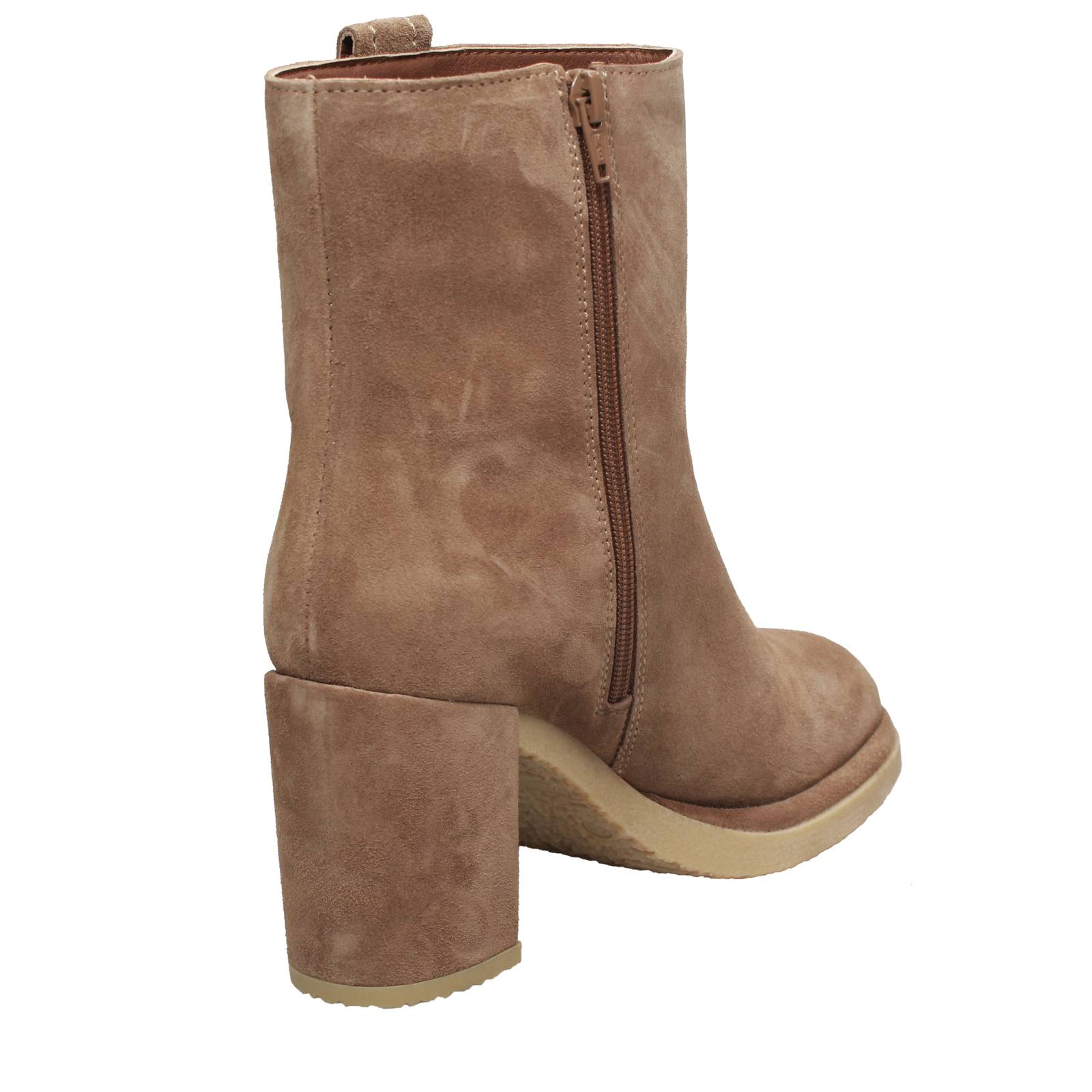 ALPE Bottines en daim Femme sable Photo 4