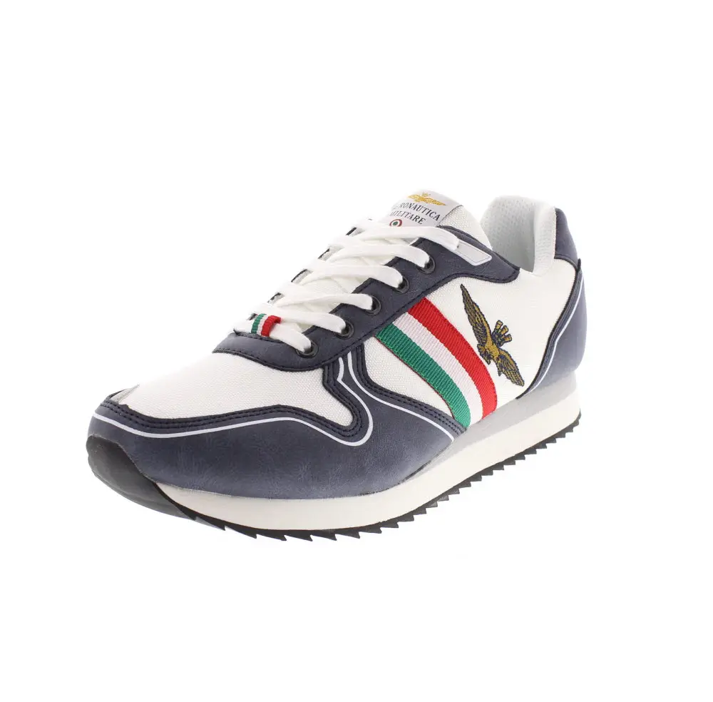 AERONAUTICA MILITARE classic running blu Uomo sportive scarpe sneakers  176XCT2708