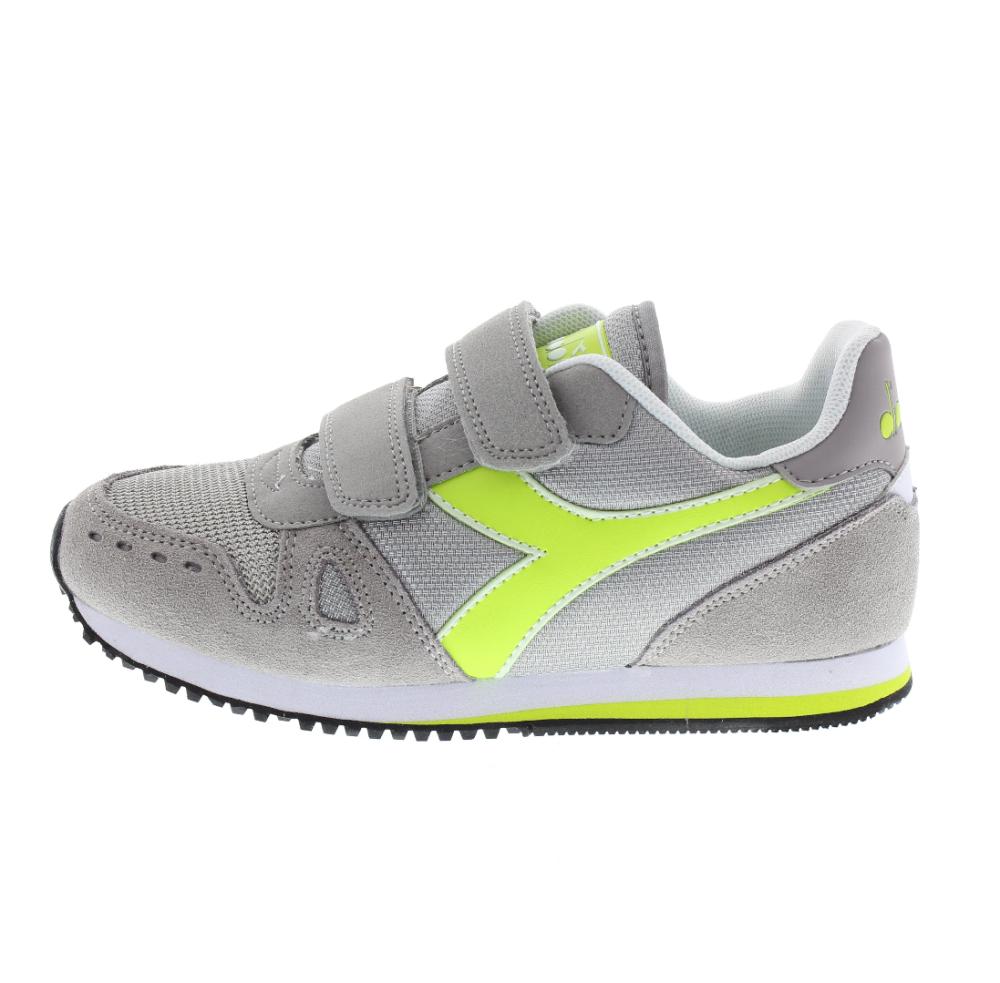DIADORA PS simple run velcro grey Kids sport boys' shoes sneakers 174383