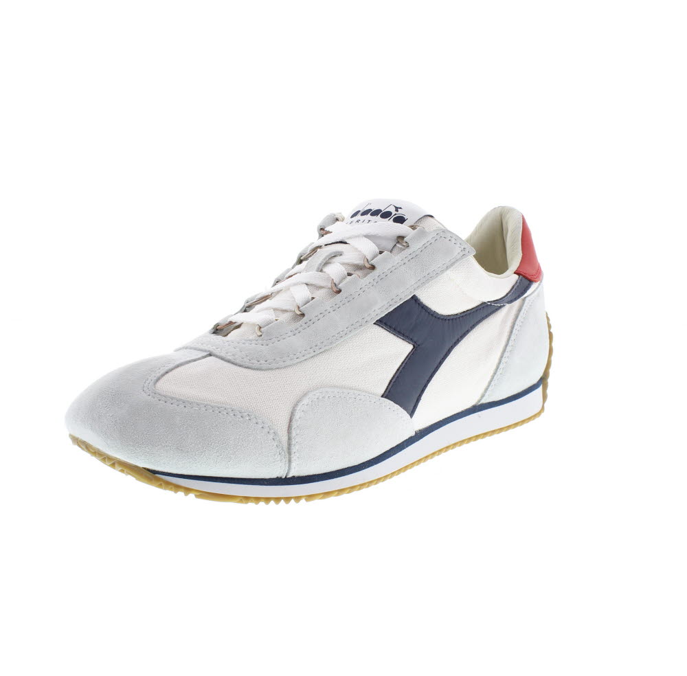 174735 Equipe Canvas Stone Wash C4656 Scarpe uomo bianco