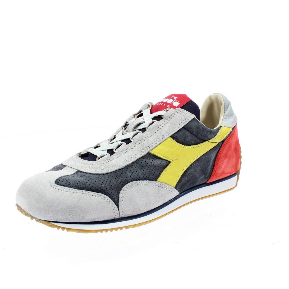 175150 Equipe Suede Sw C4806 Scarpe uomo denim grigio blu