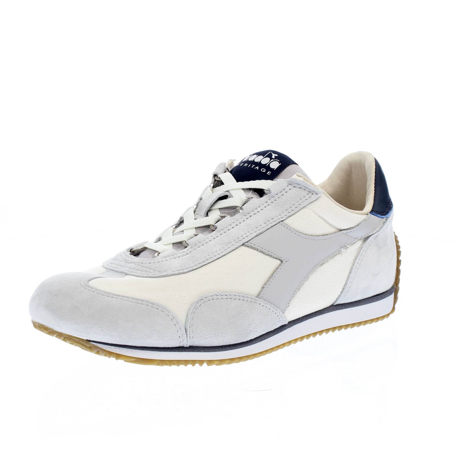 DIADORA HERITAGE Equipe Canvas Stone Wash Homme blanc