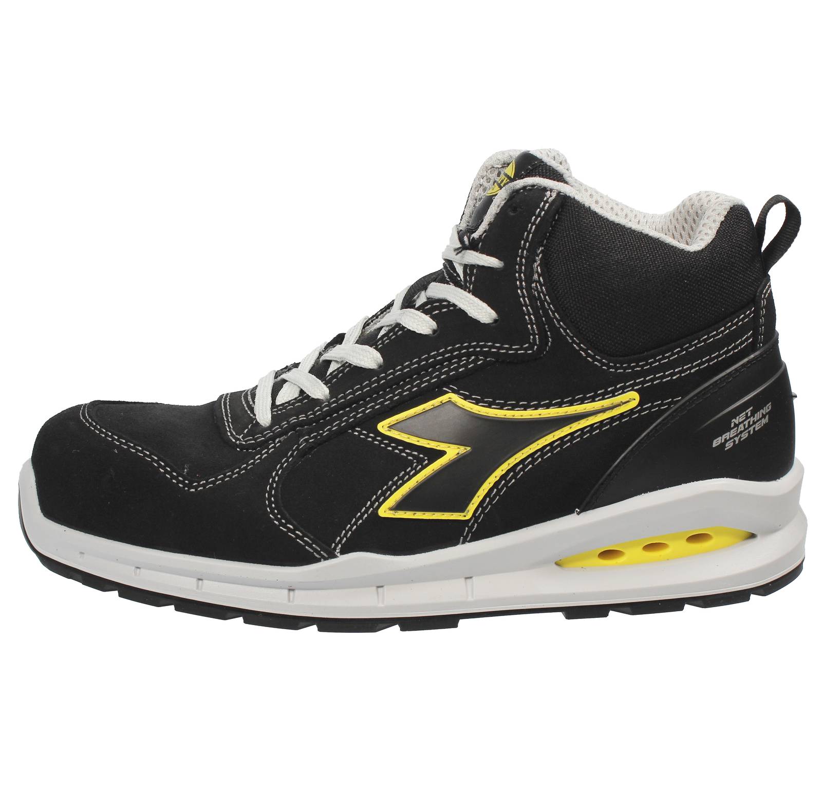DIADORA UTILITY Run Net AB Mid S3S FO SR - Prévention élevée des accidents Homme noir Photo 3