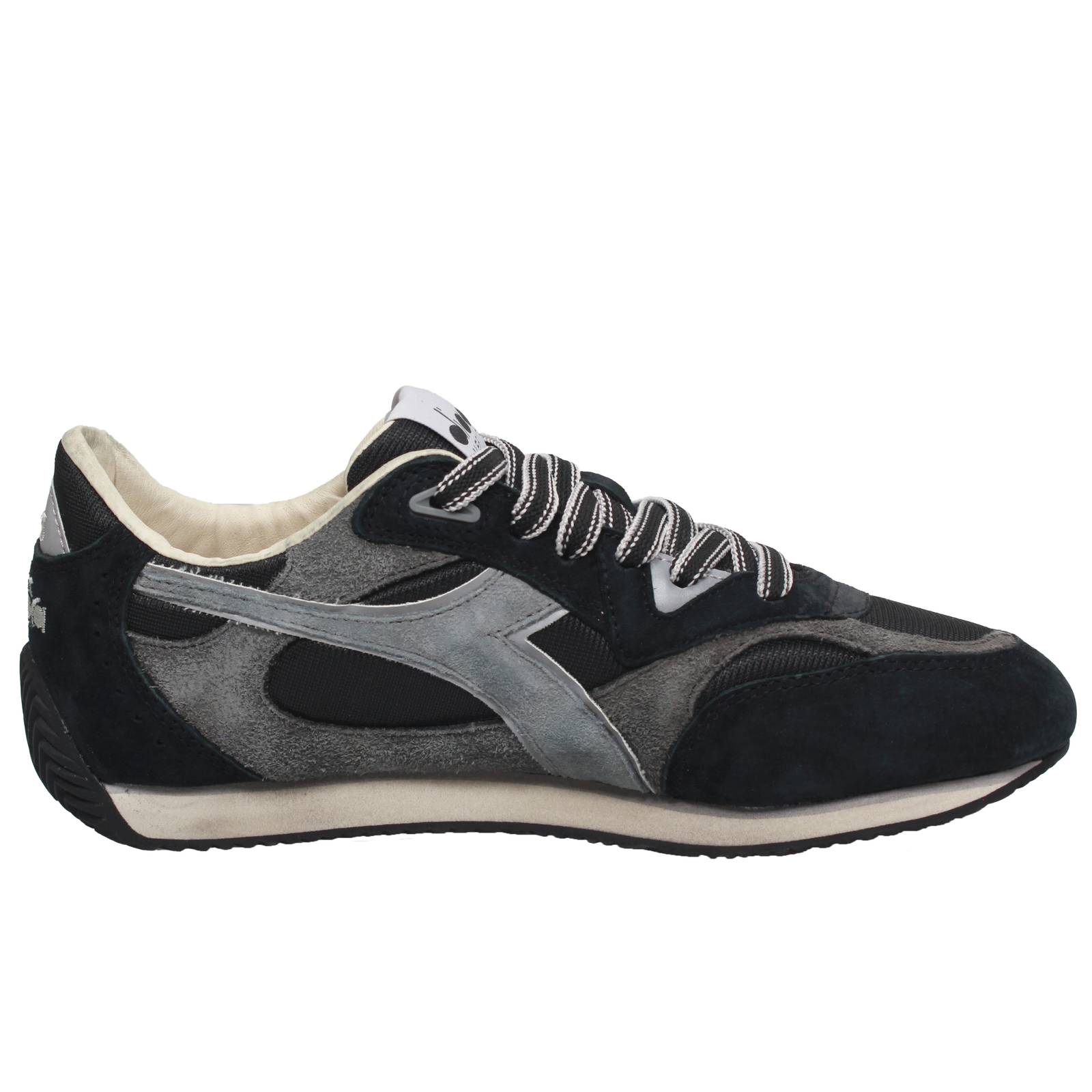 DIADORA HERITAGE Equipe Revenge Used - Niedrige Sneakers aus Wildleder Herren schwarz Foto 2