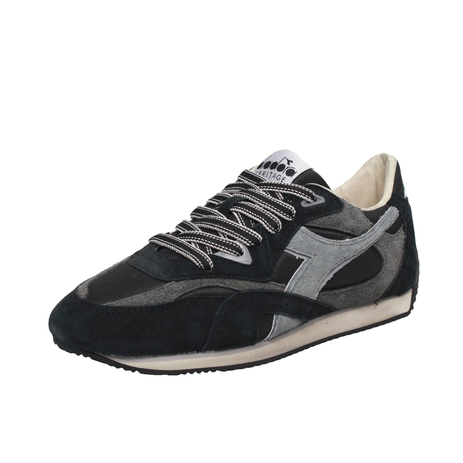 DIADORA HERITAGE Equipe Revenge Used - Sneakers basses en daim Homme noir