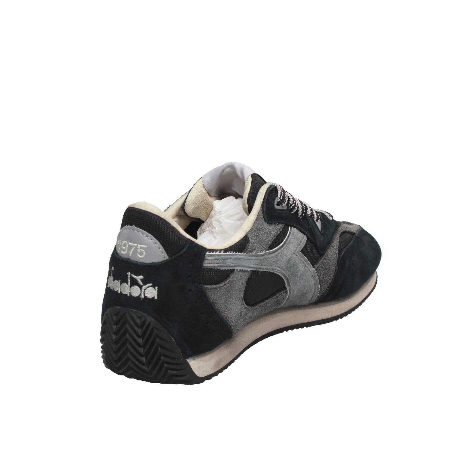 DIADORA HERITAGE Equipe Revenge Used - Niedrige Sneakers aus Wildleder Herren schwarz Foto 4