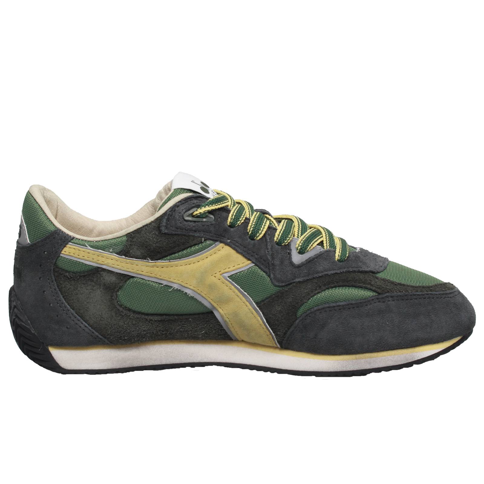 DIADORA HERITAGE Equipe Revenge Used - Niedrige Sneakers aus Wildleder Herren grün Foto 2