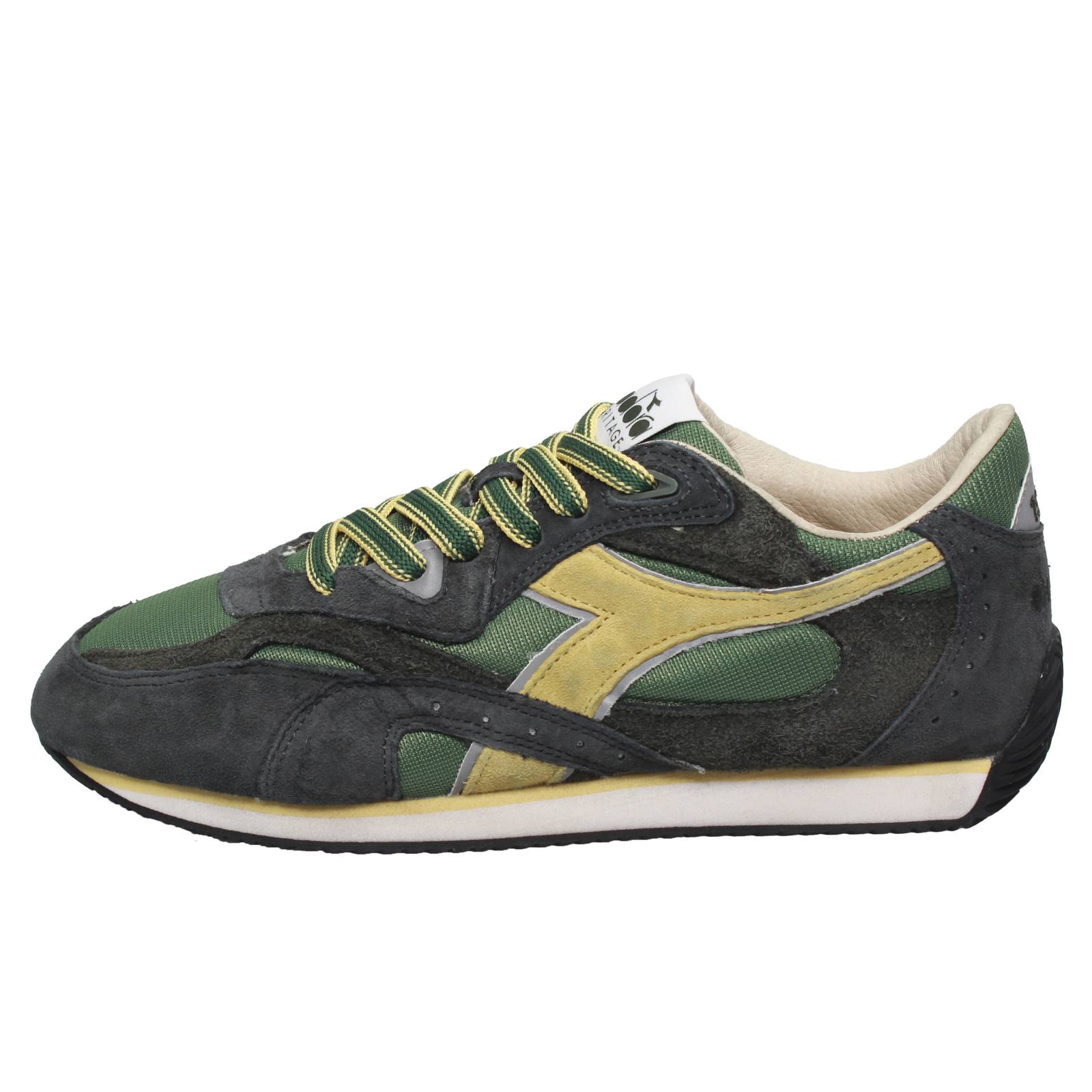 DIADORA HERITAGE Equipe Revenge Used - Niedrige Sneakers aus Wildleder Herren grün Foto 3