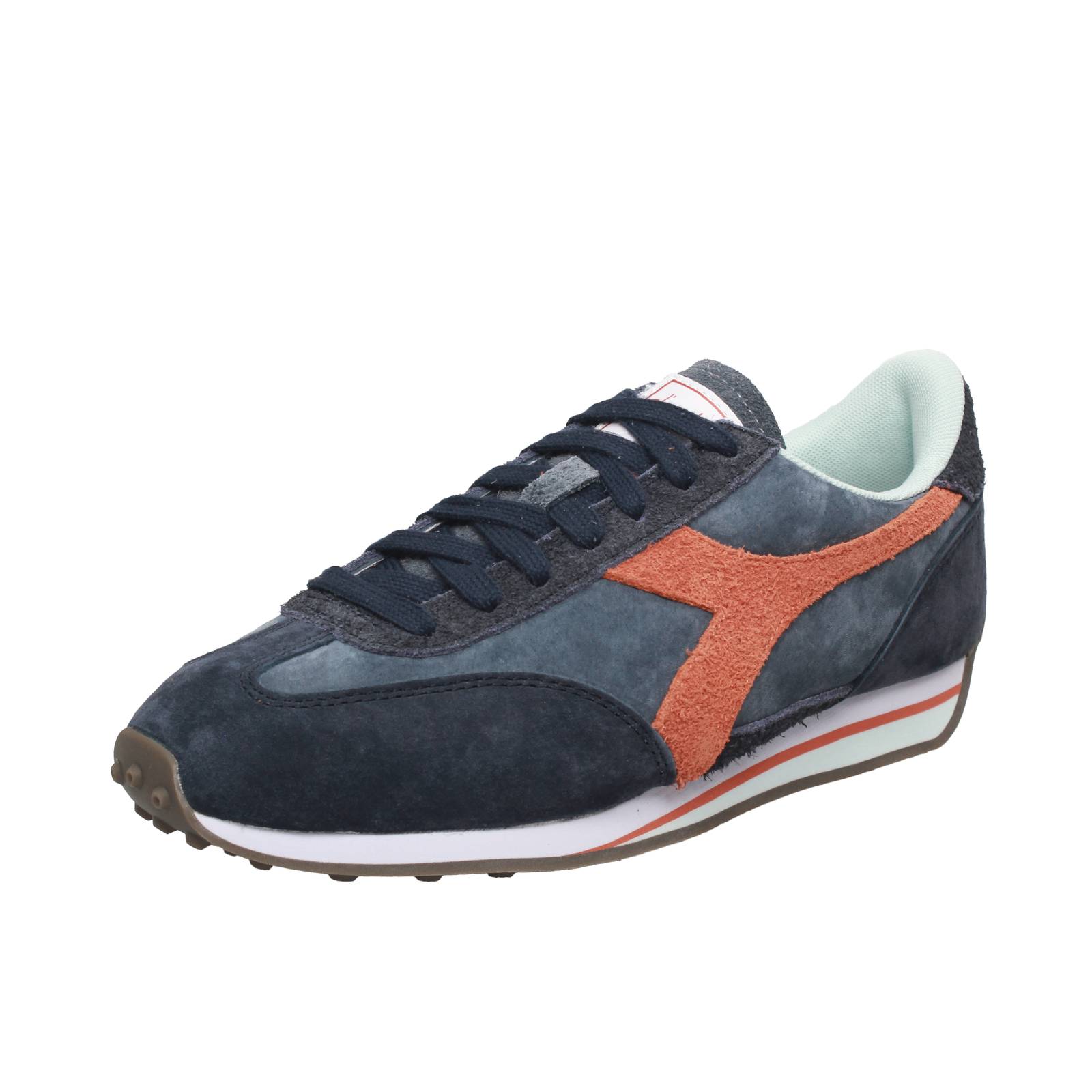 Diadora Sportswear Rally S - Low Suede Sneaker Blau - Herren Schuhe Sneaker
