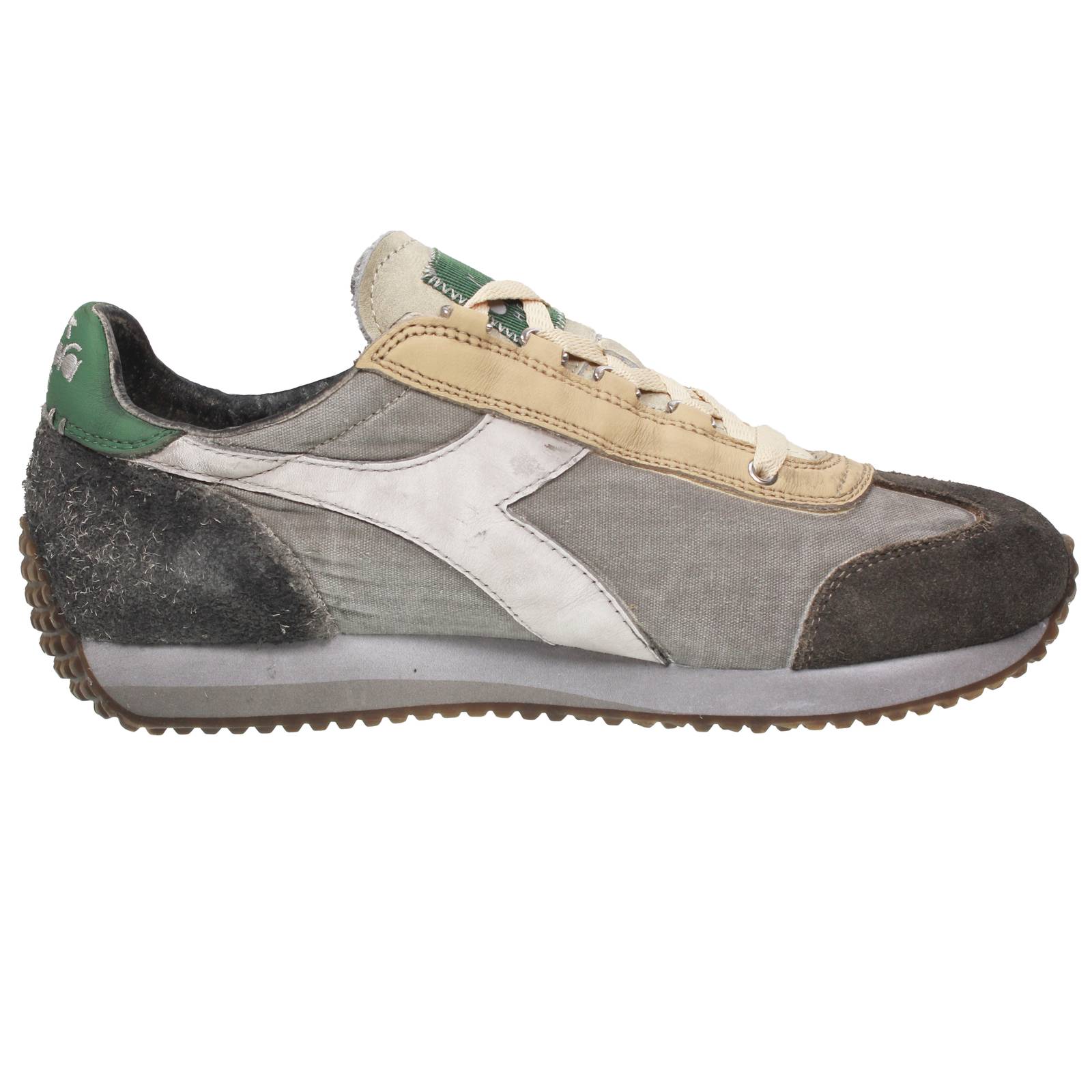 DIADORA HERITAGE Equipe Dirty SW Evo - Niedrige Sneakers aus Wildleder Herren sandfarben Foto 2