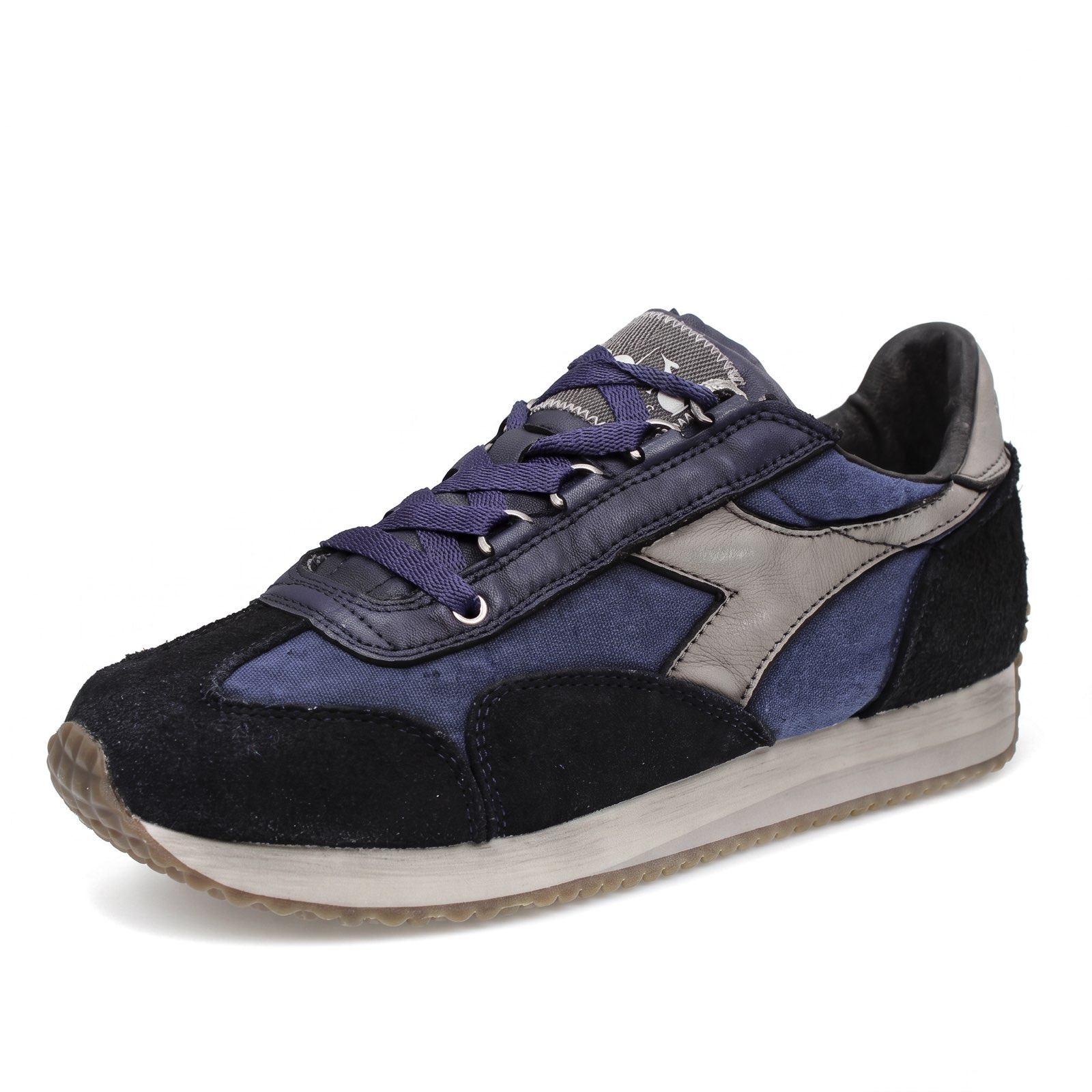 DIADORA HERITAGE Equipe Dirty SW Evo - Sneakers basses en daim Homme bleu