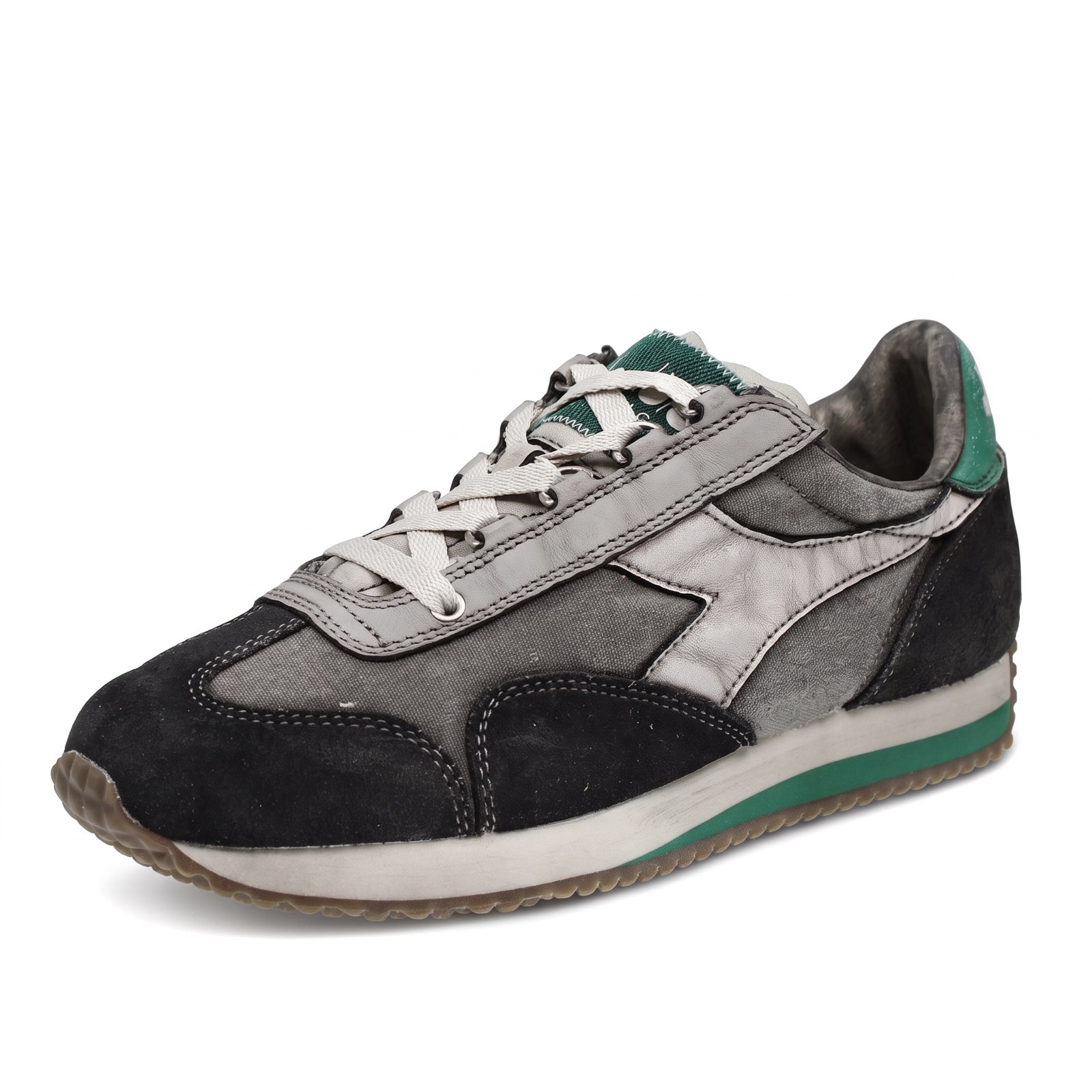 DIADORA HERITAGE Equipe Dirty SW Evo – Niedrige Sneakers aus Wildleder Herren grau