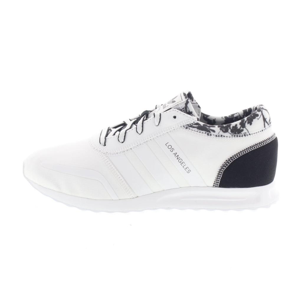adidas los angeles white leather