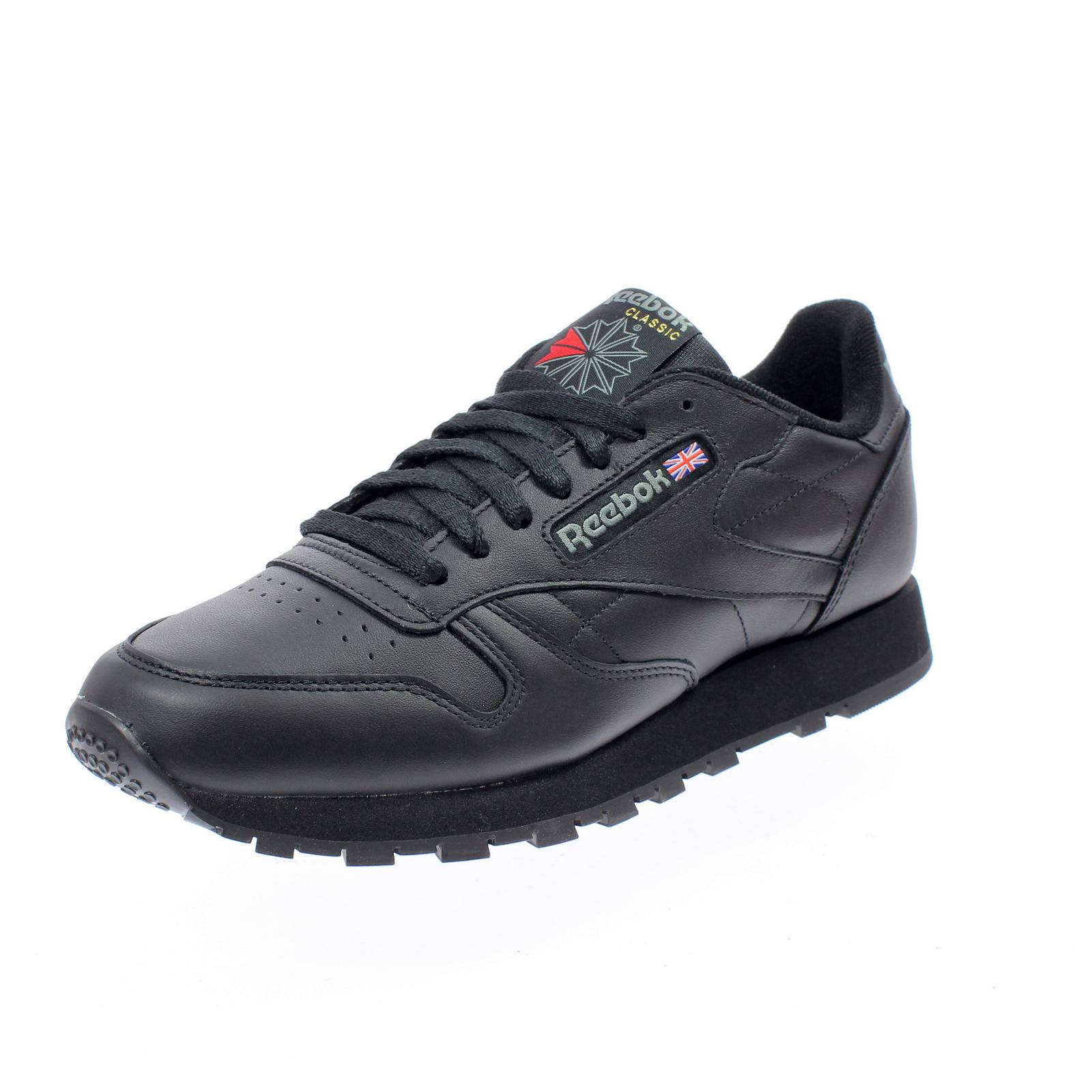 Reebok Classic Leather Sneakers Basse R tro Nero Uomo Scarpe Sneakers