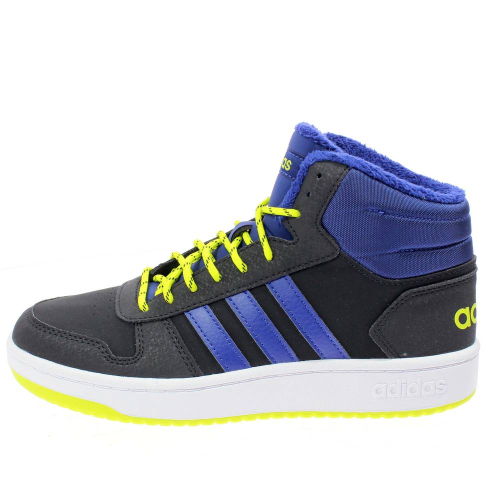 ADIDAS Hoops Mid 2.0 K bleu Chaussures Garçon Sneakers Sportif GZ7797