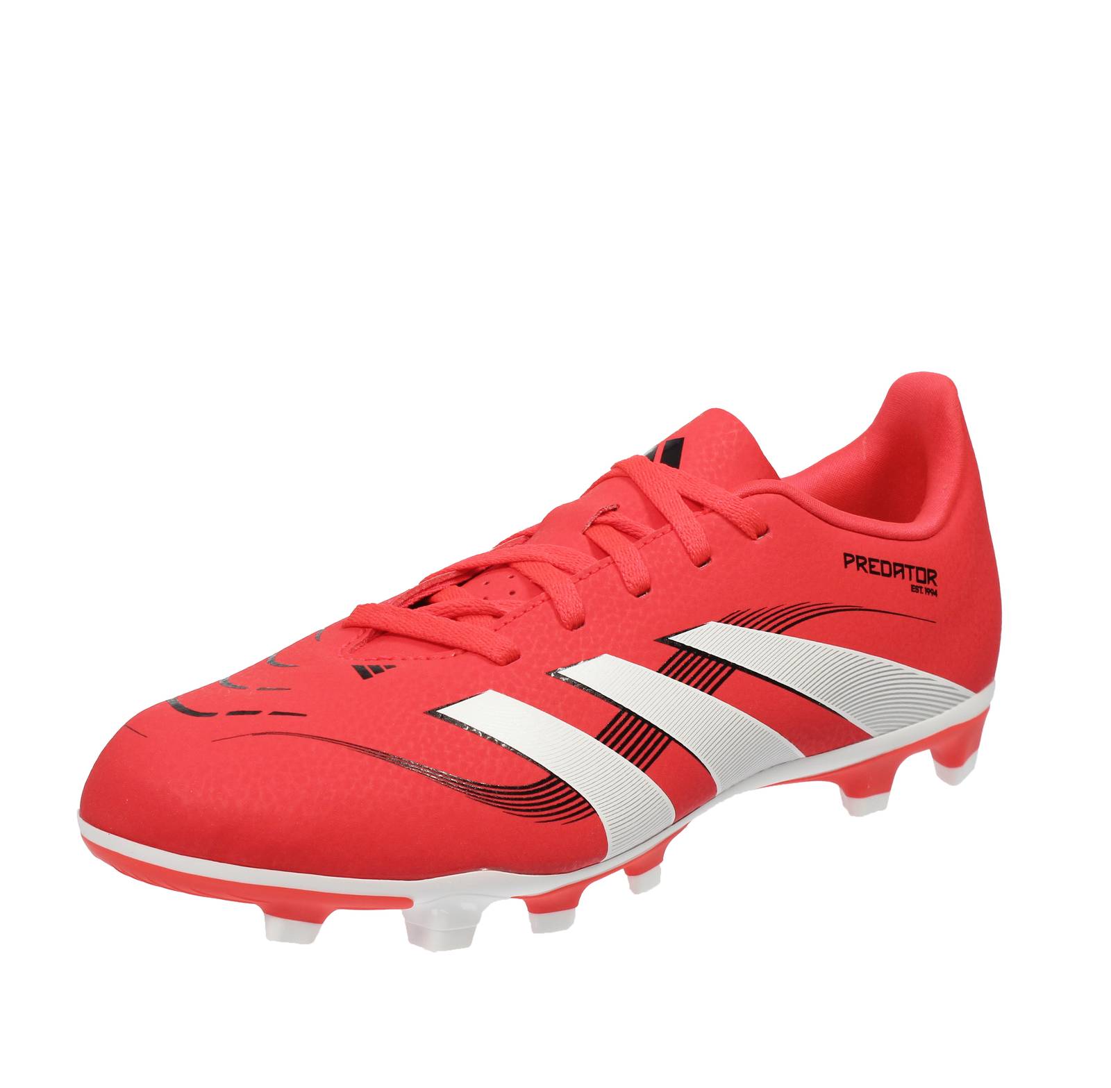 Adidas Predator Fg/mg J Rosso - Юниор Скарпе Рагаццо Скарпе Да Кальчо