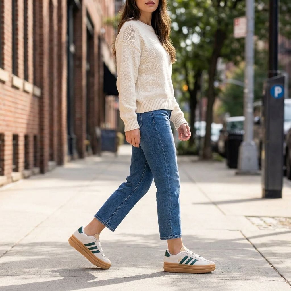 ADIDAS VL Court Bold Donna sabbia Foto 2