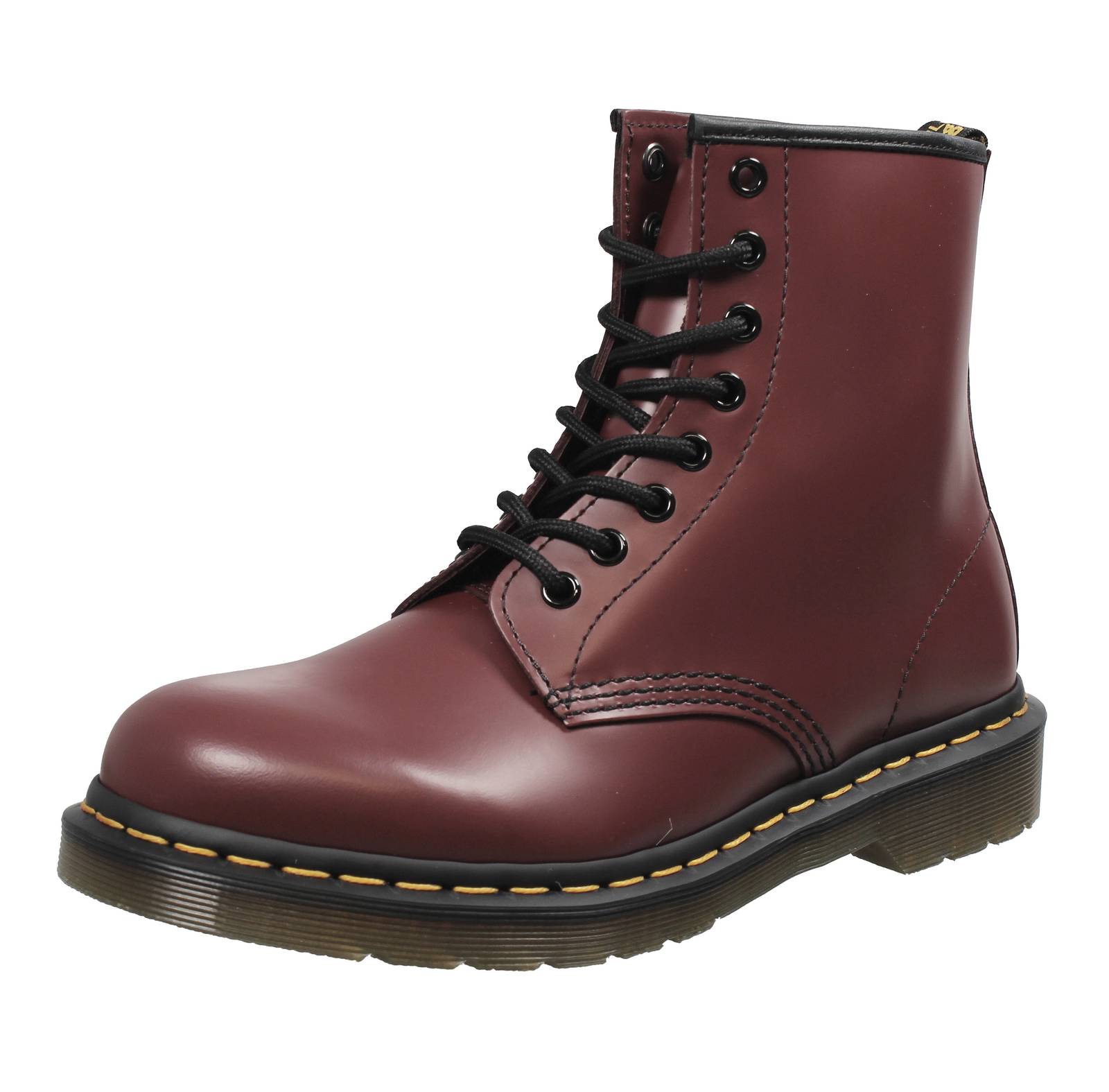 Dr. Martens 1460 - Вишнево-красный гладкий Бордо - Донна Скарпе Стивалетти