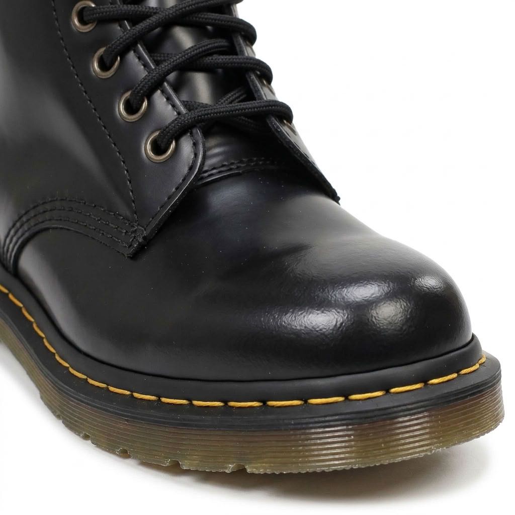DR. MARTENS 1460 - Noir lisse Homme noir Photo 5