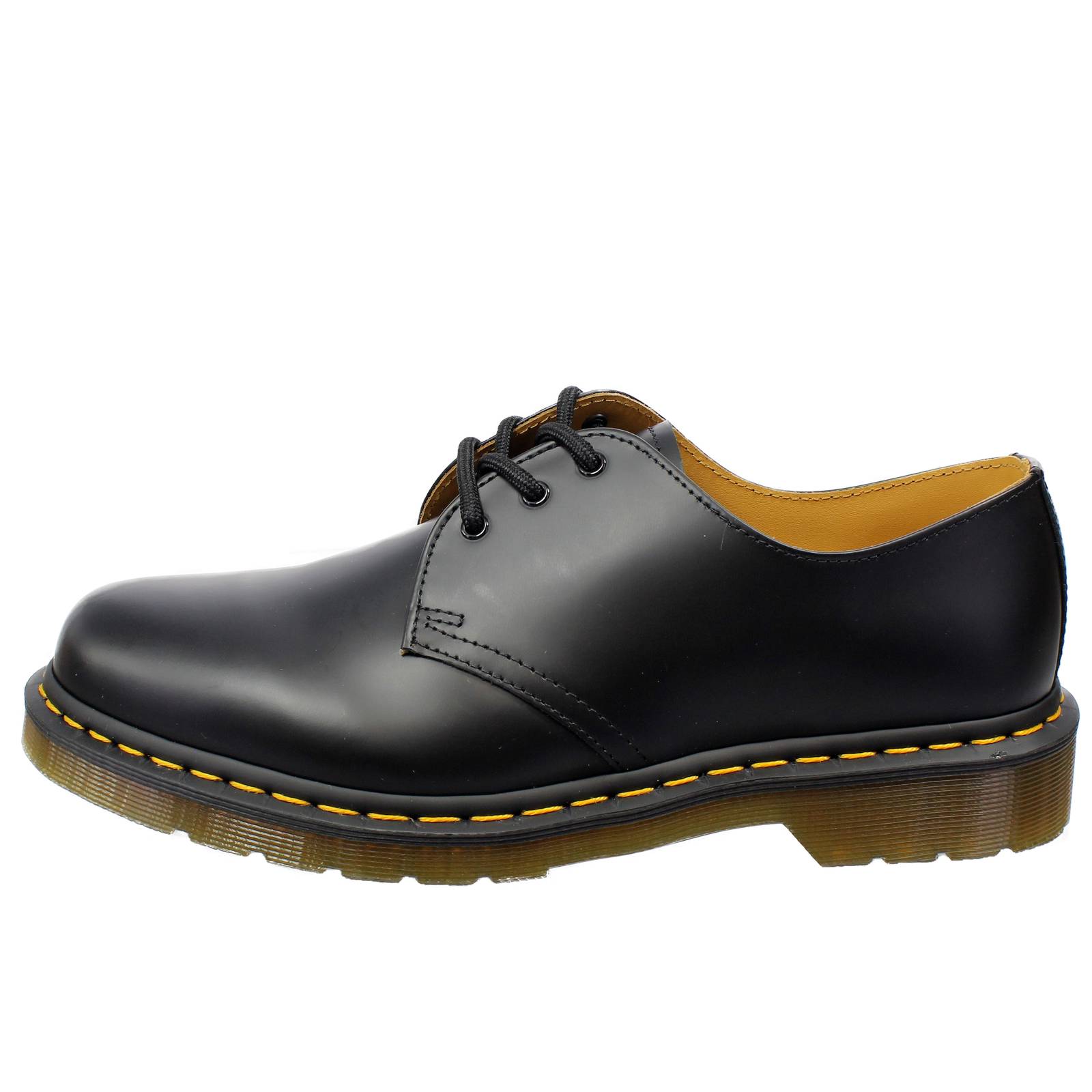 DR. MARTENS 1461 Black Smooth - Bass Laced Homme noir Photo 3