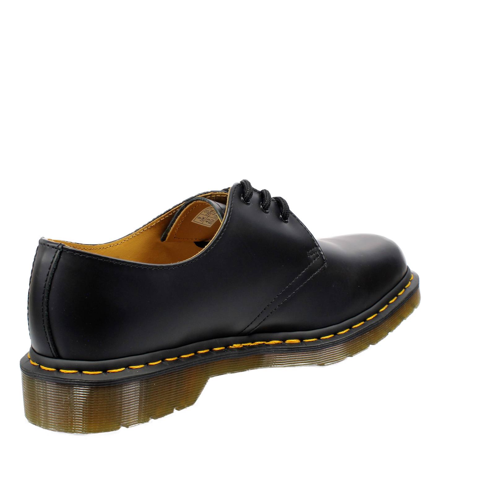DR. MARTENS 1461 Black Smooth - Bass Laced Homme noir Photo 4
