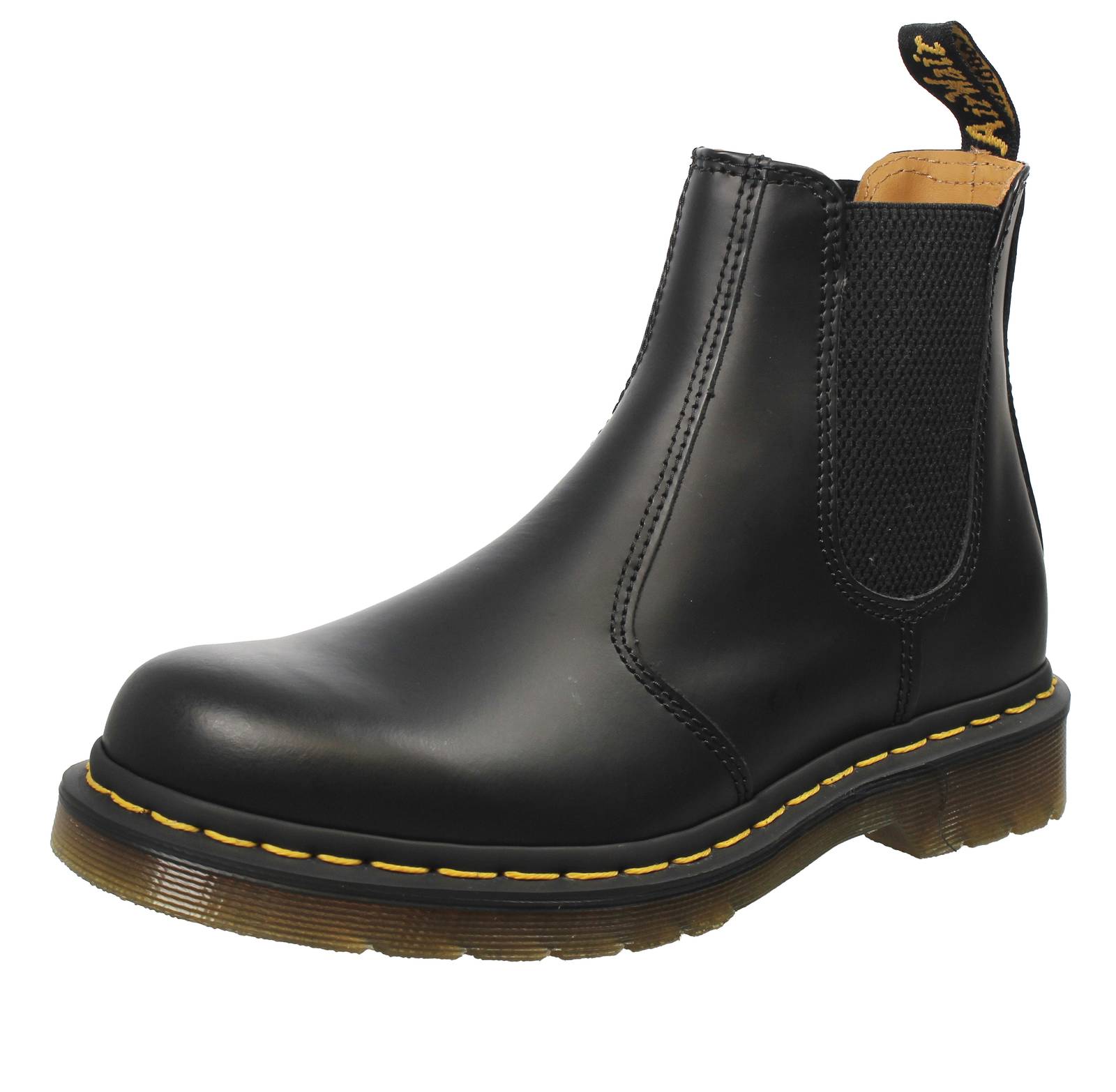 DR. MARTENS 2976 YS - Chelsea Boots Schwarz Glatt Damen schwarz