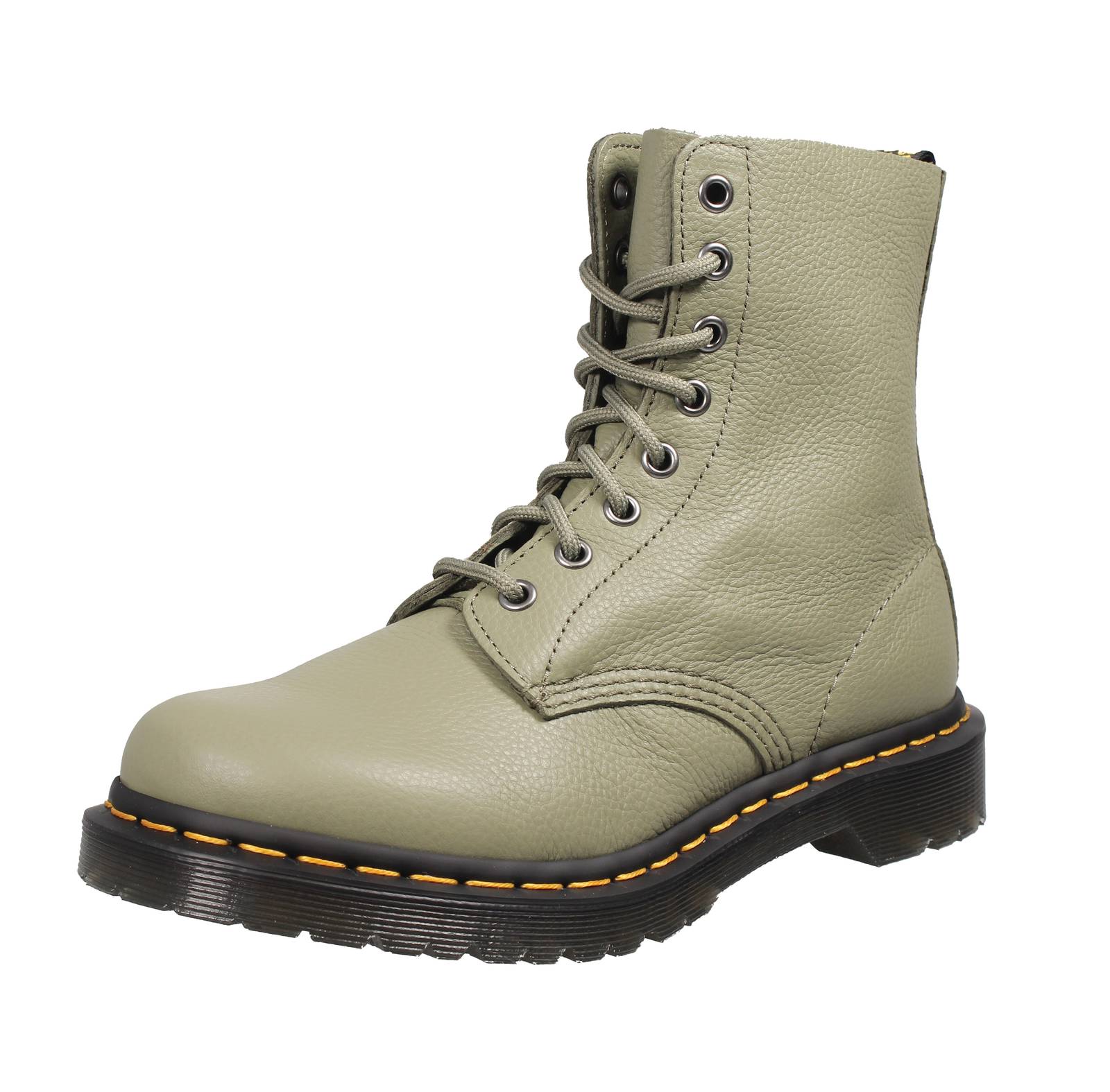 Dr. Martens Pascal - Muted Olive Virginia Verde - Donna Scarpe Stivaletti - Imagen 4 de 4