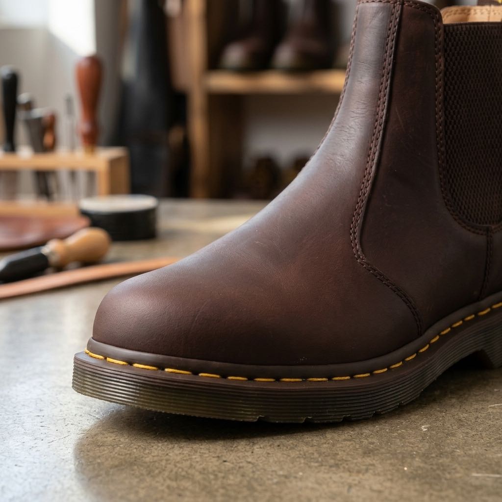 DR. MARTENS 2976 - Crazy Horse Homme brun marron Photo 5