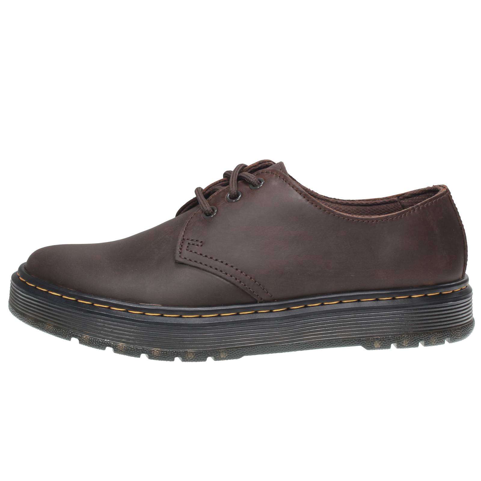 DR. MARTENS Brooklin Low - Verrücktes Pferd Herren dunkelbraun Foto 3